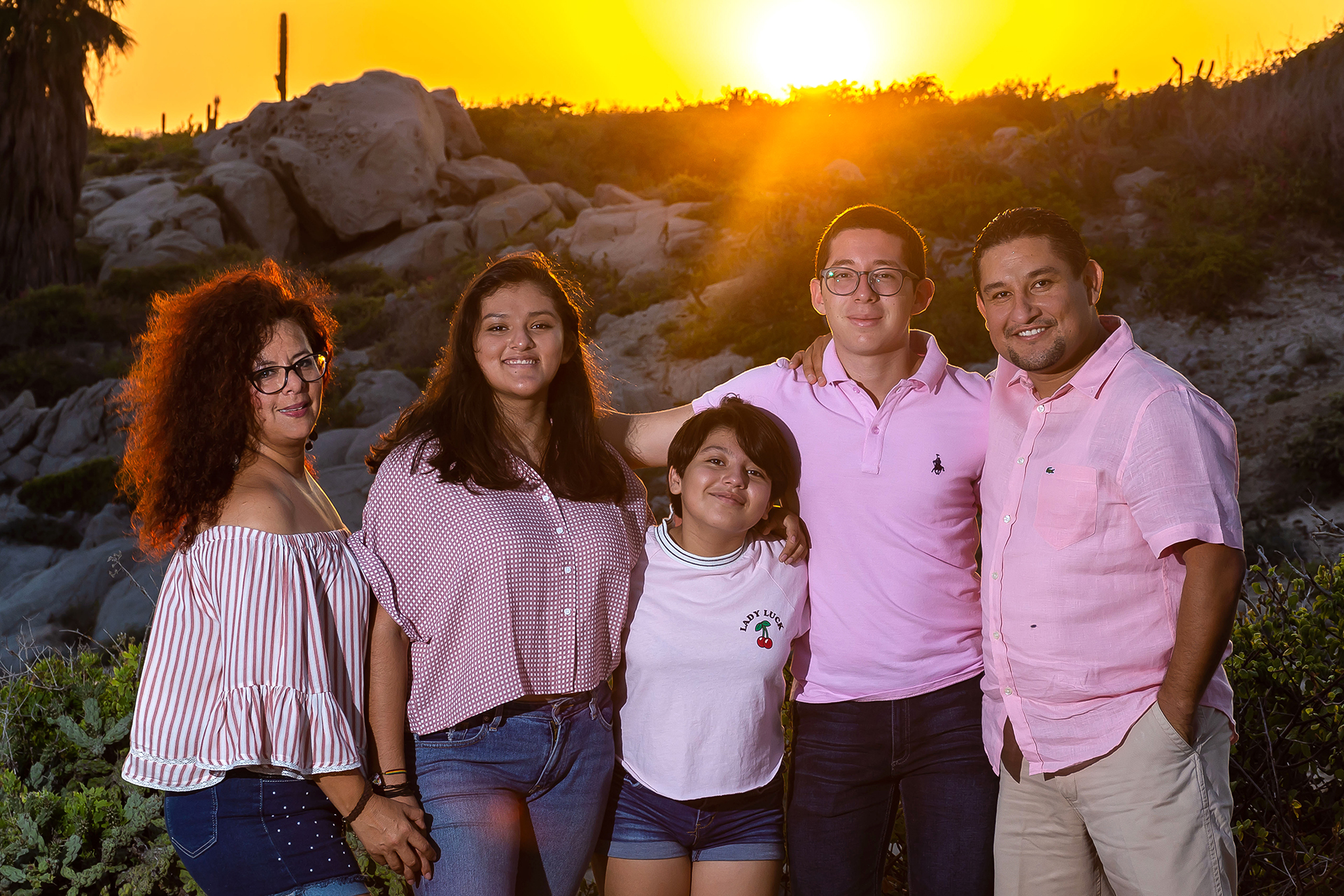 Sesión familiar en Los Cabos - fotografía 1