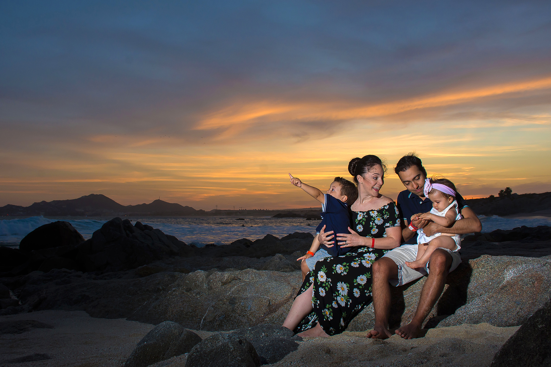 Sesión familiar en Los Cabos - fotografía 2
